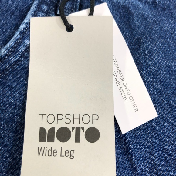 TopShop Wide Leg Moto Jean - Picture 3 of 8